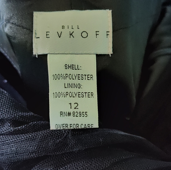 Bill Levkoff Black Long Dress - Picture 5 of 6